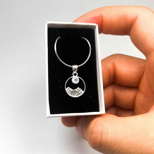 Moonstone Mountain Pendant-Rocks and Gems Canada