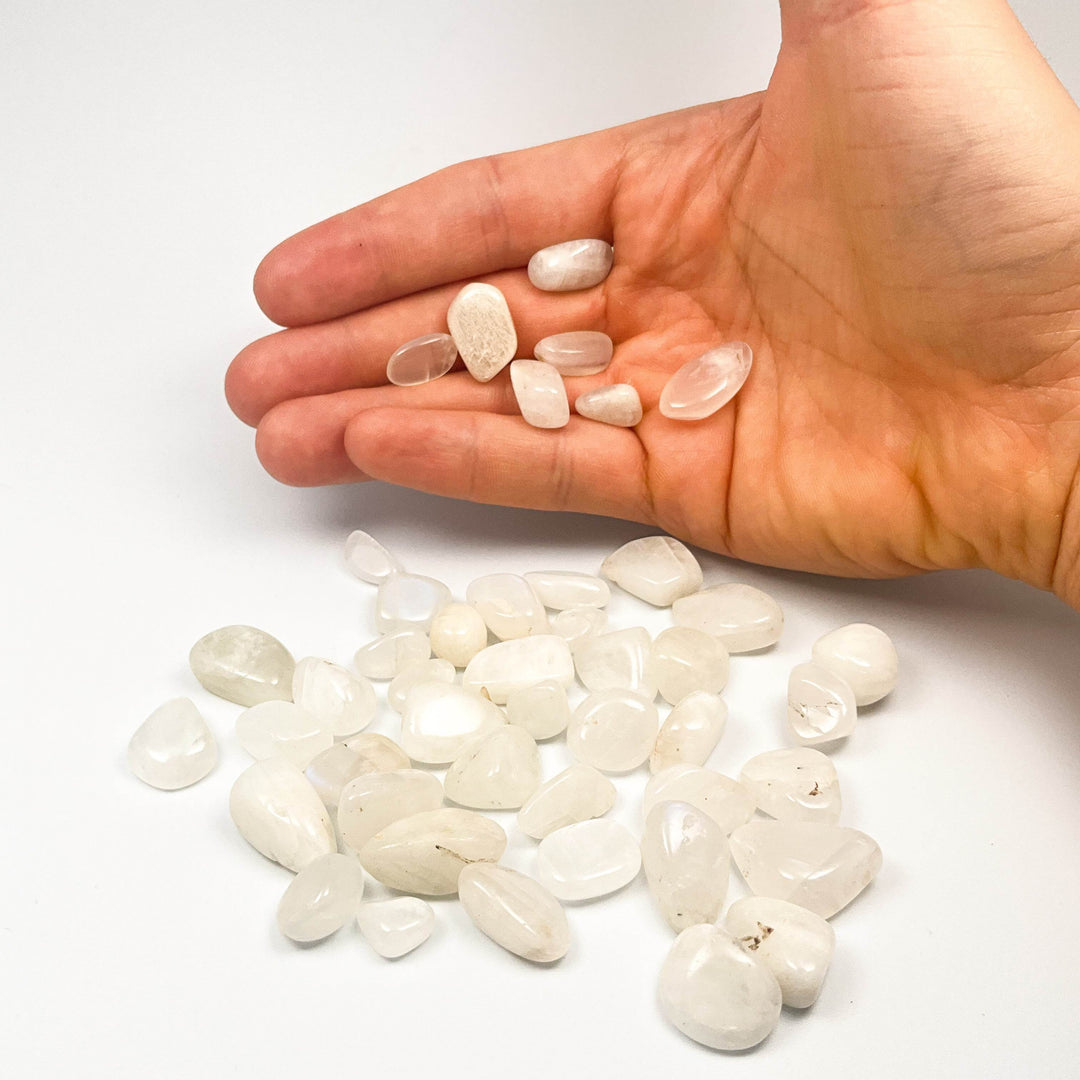 Moonstone Tumble-Rocks and Gems Canada