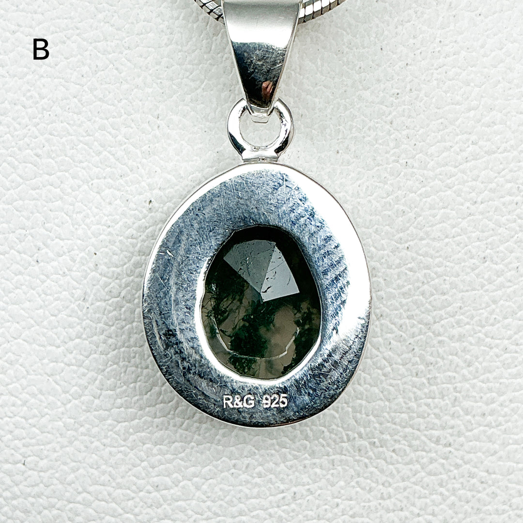 Moss Agate Pendant-Rocks and Gems Canada
