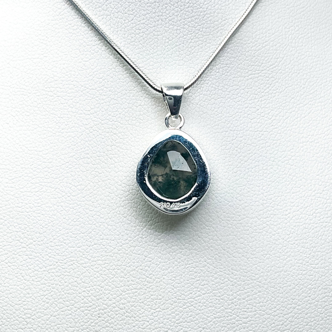 Moss Agate Pendant-Rocks and Gems Canada