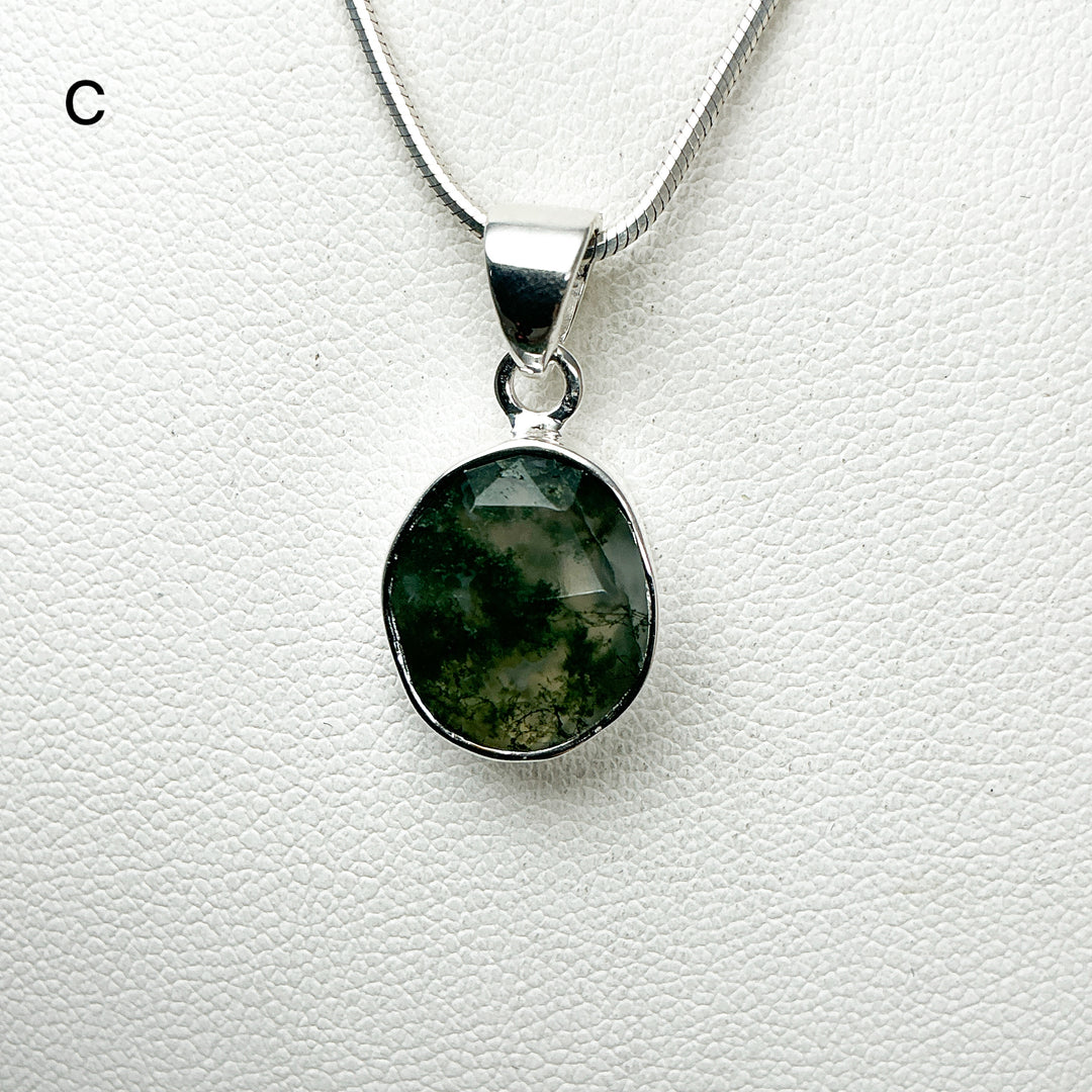 Moss Agate Pendant-Rocks and Gems Canada