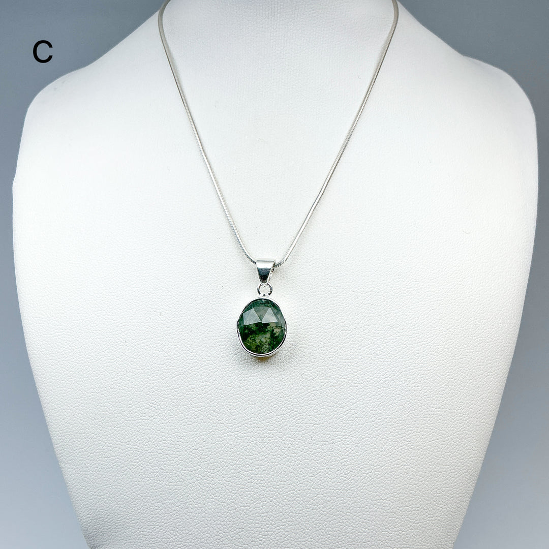 Moss Agate Pendant-Rocks and Gems Canada