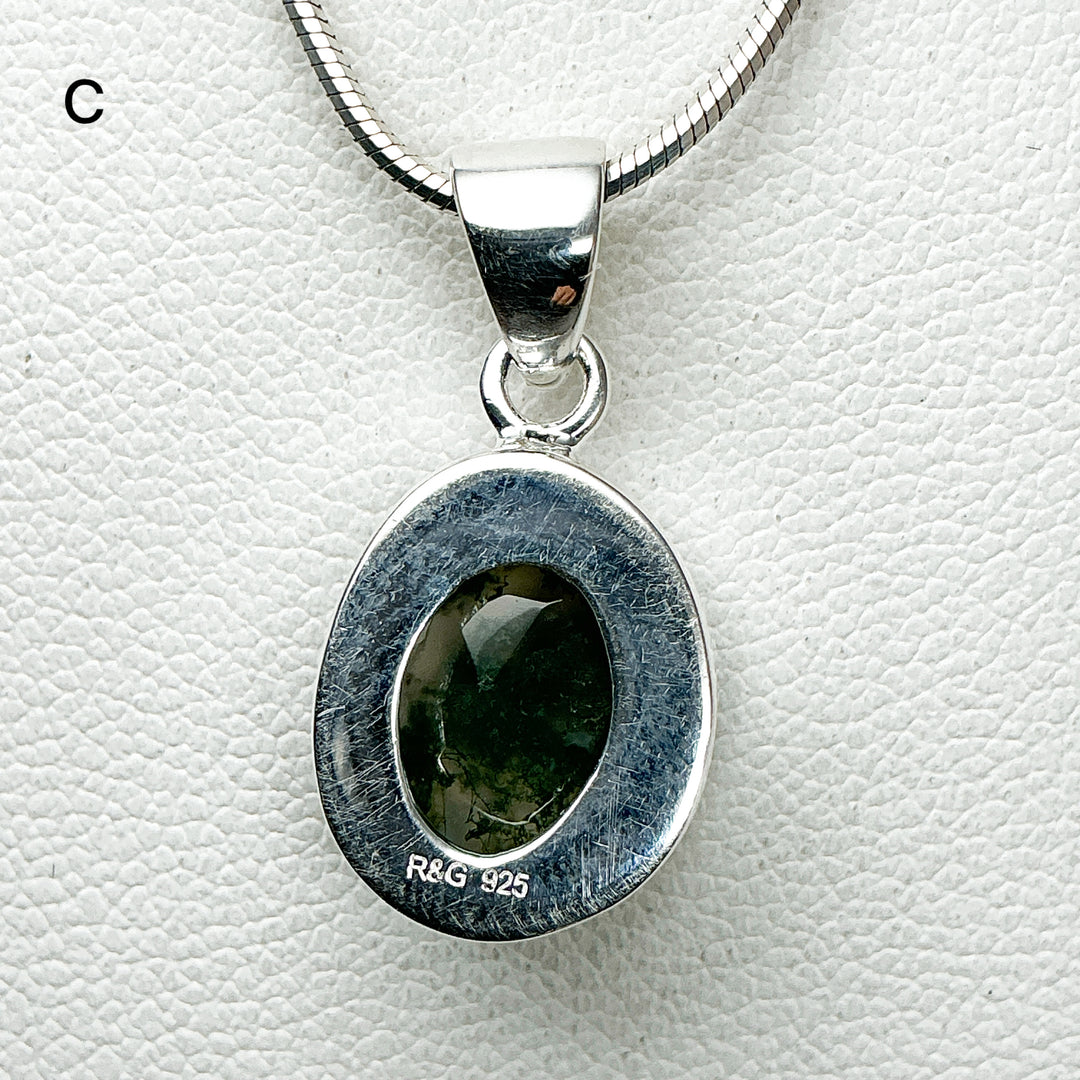 Moss Agate Pendant-Rocks and Gems Canada