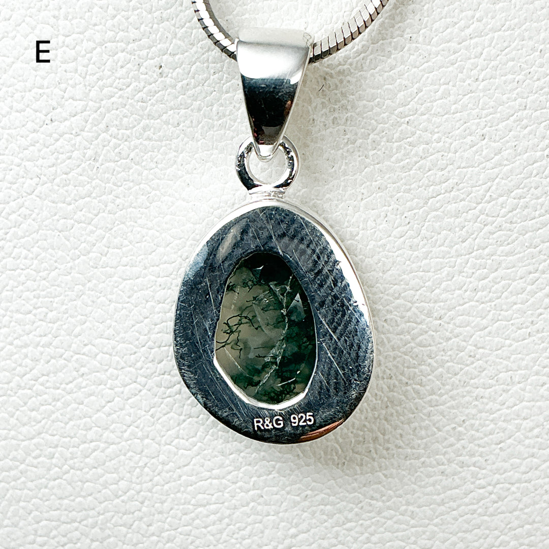 Moss Agate Pendant-Rocks and Gems Canada