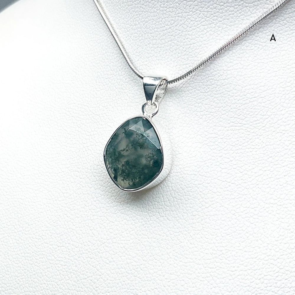 Moss Agate Pendant-Rocks and Gems Canada