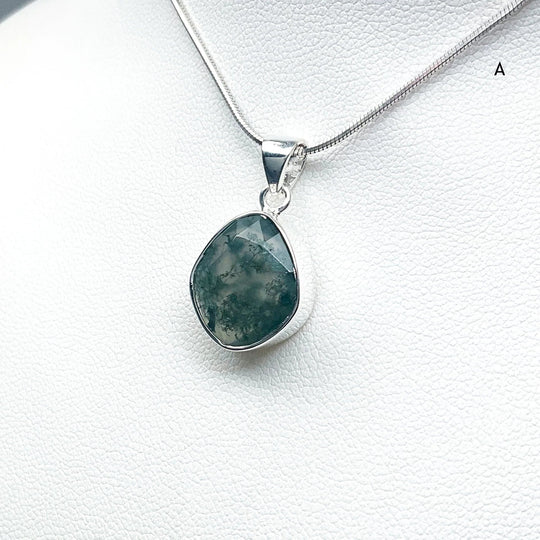 Moss Agate Pendant-Rocks and Gems Canada