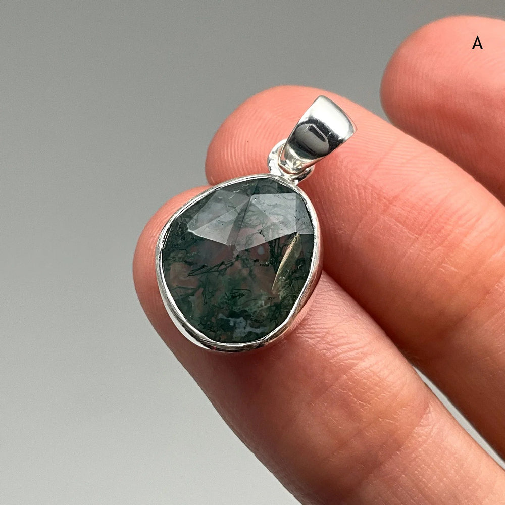 Moss Agate Pendant-Rocks and Gems Canada