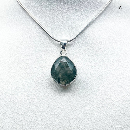 Moss Agate Pendant-Rocks and Gems Canada