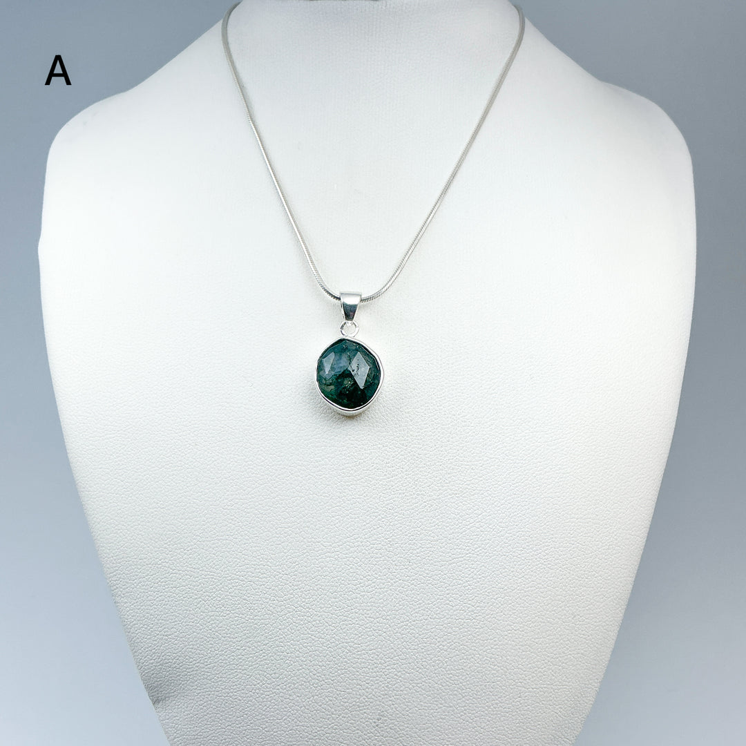 Moss Agate Pendant-Rocks and Gems Canada