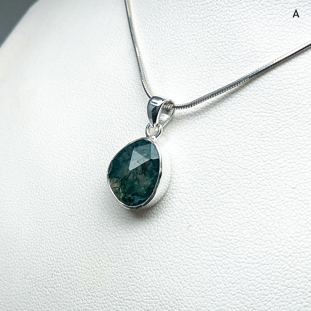 Moss Agate Pendant-Rocks and Gems Canada