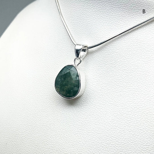 Moss Agate Pendant-Rocks and Gems Canada