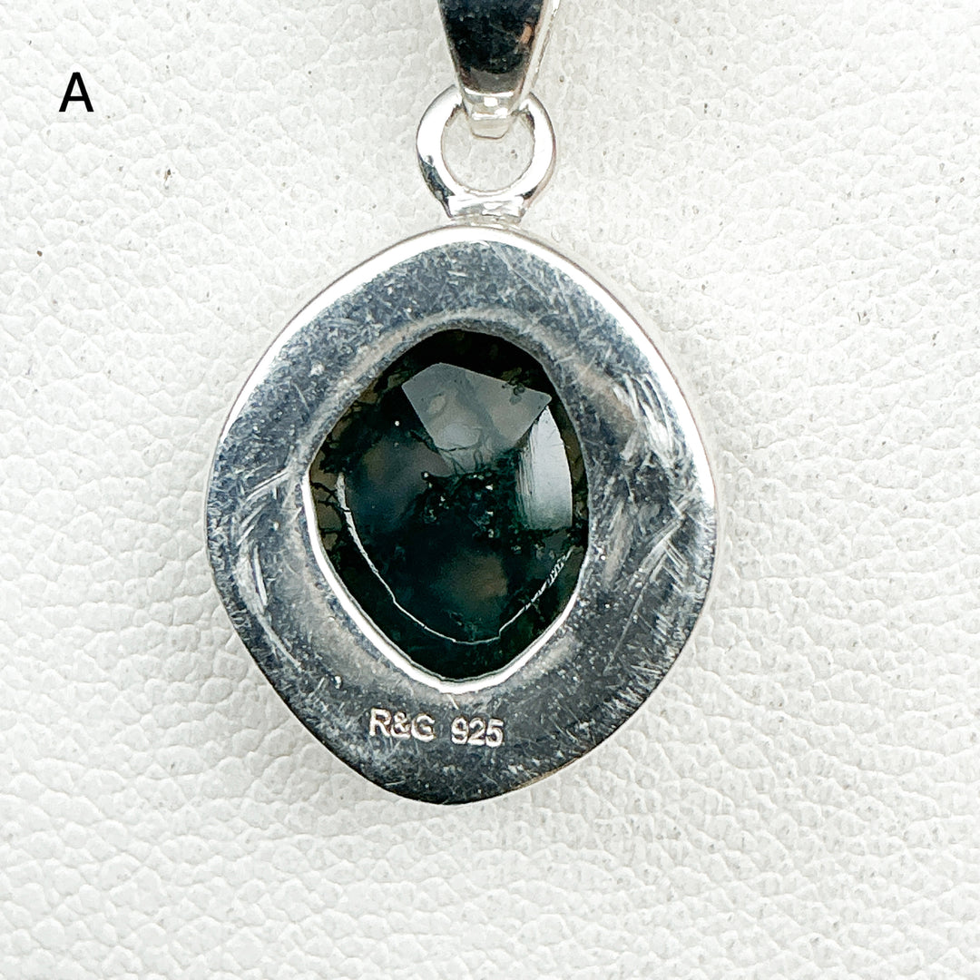 Moss Agate Pendant-Rocks and Gems Canada