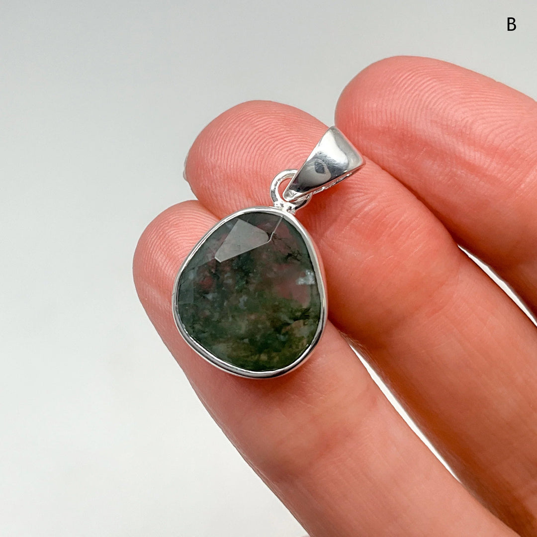 Moss Agate Pendant-Rocks and Gems Canada
