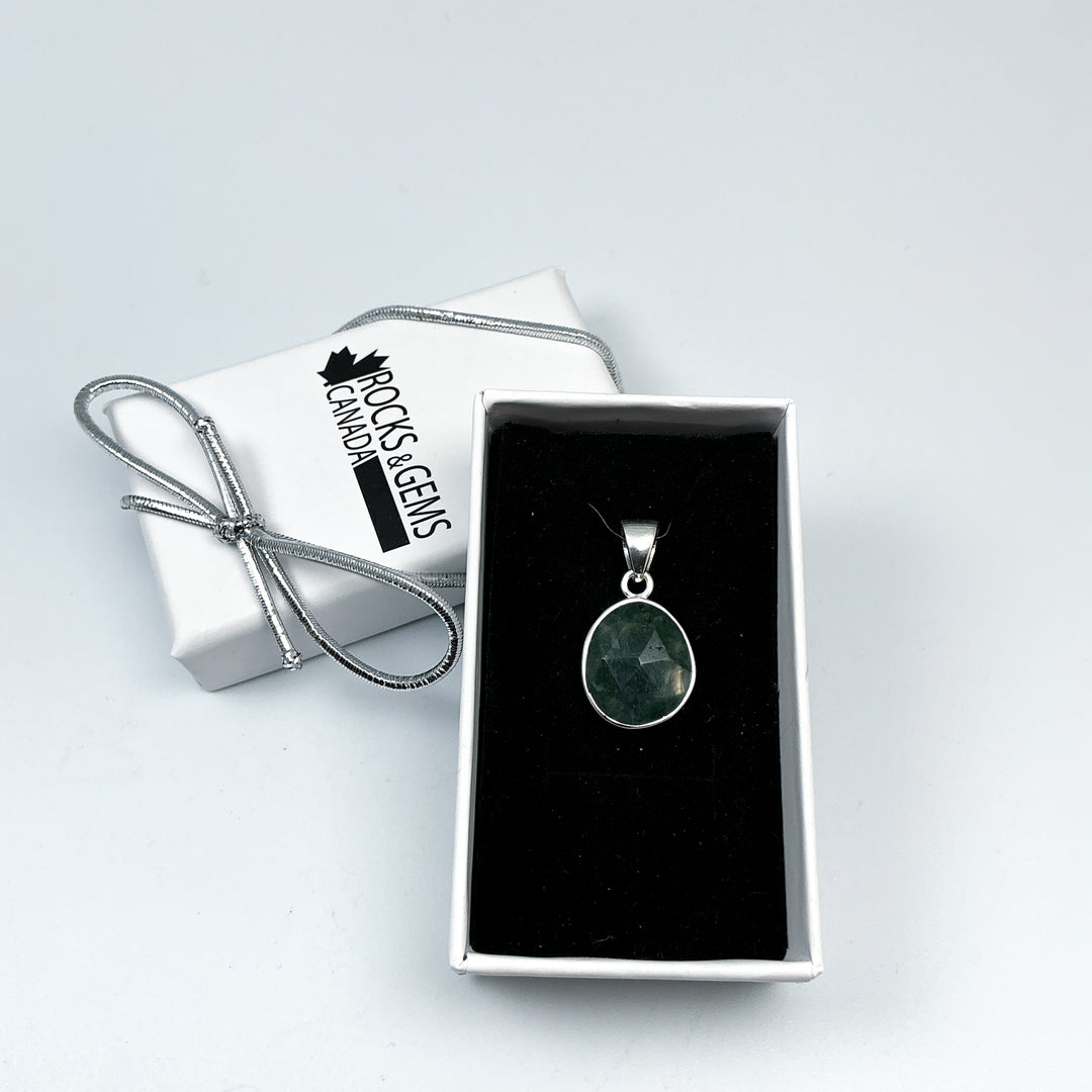 Moss Agate Pendant-Rocks and Gems Canada