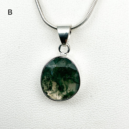 Moss Agate Pendant-Rocks and Gems Canada