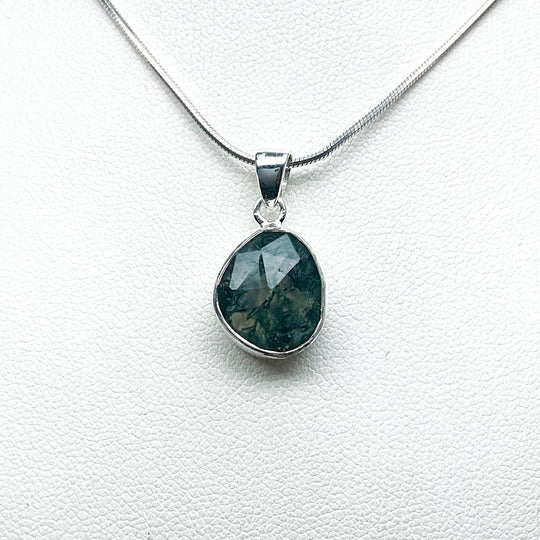 Moss Agate Pendant-Rocks and Gems Canada
