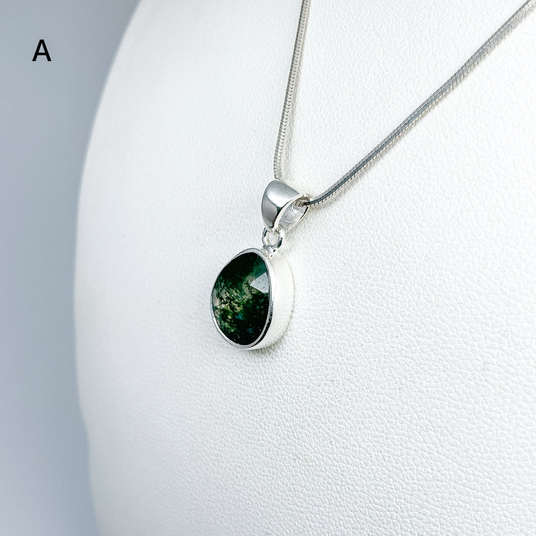 Moss Agate Pendant-Rocks and Gems Canada