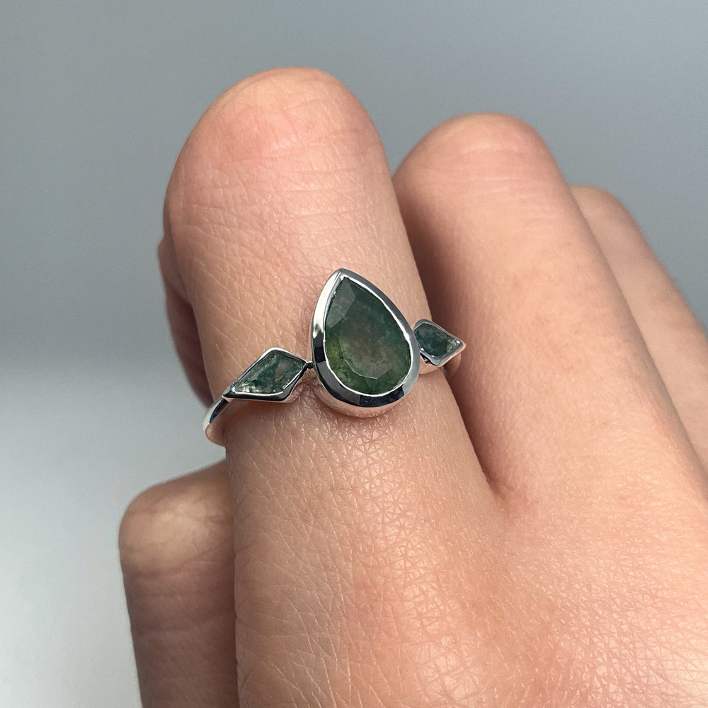 Moss Agate Ring-Rocks and Gems Canada
