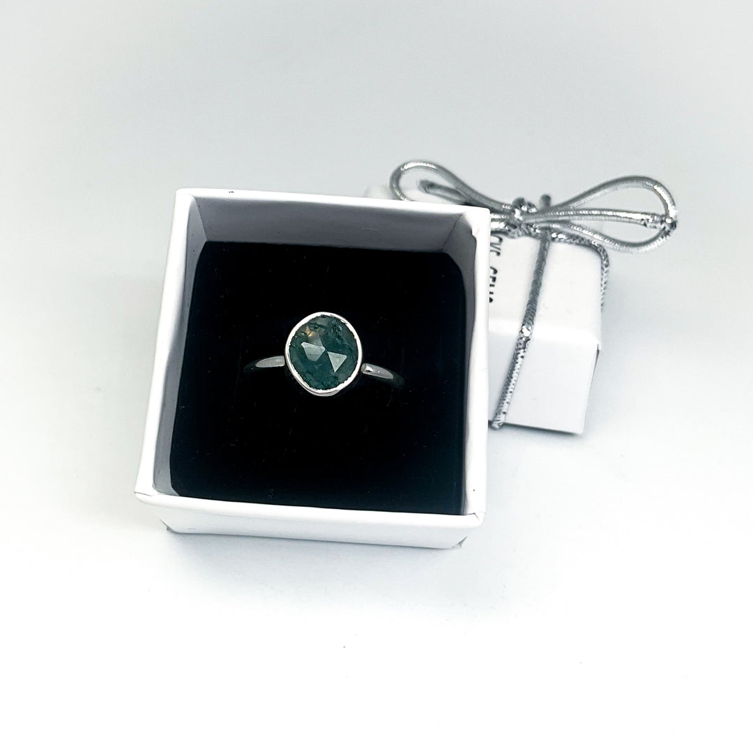 Moss Agate Ring-Rocks and Gems Canada