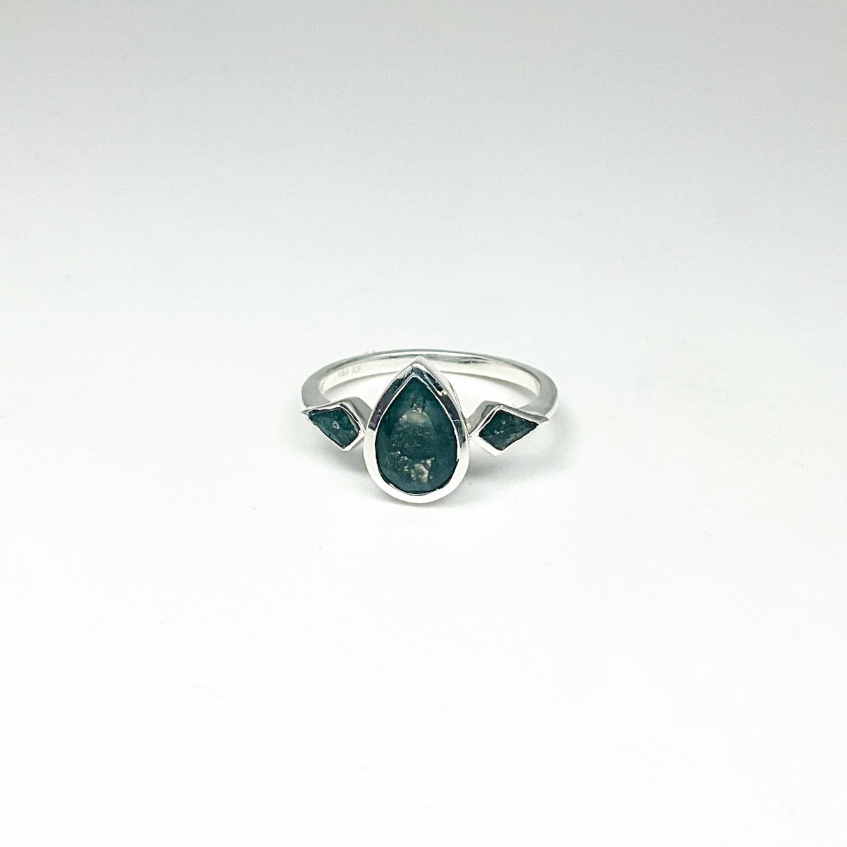 Moss Agate Ring-Rocks and Gems Canada