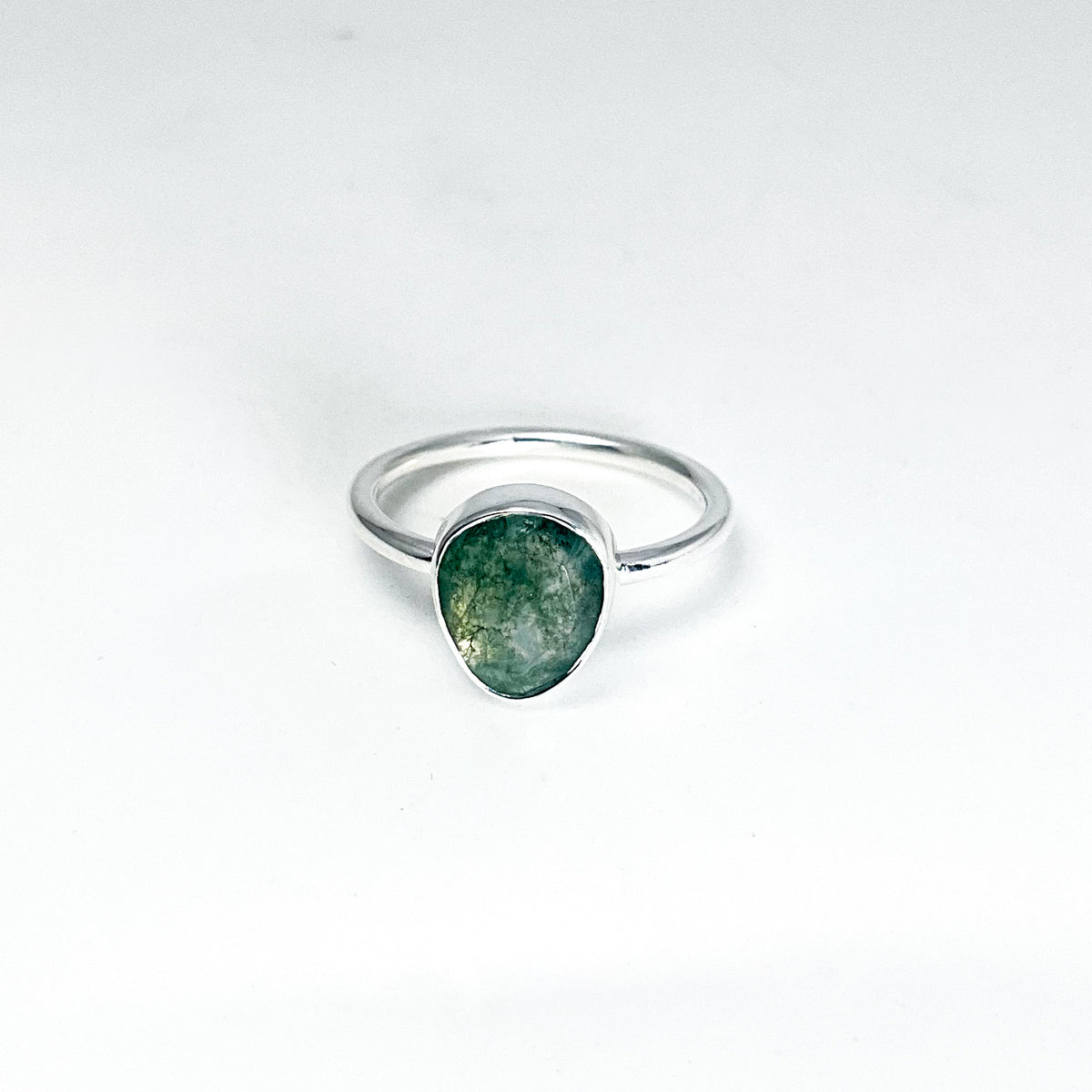 Moss Agate Ring-Rocks and Gems Canada