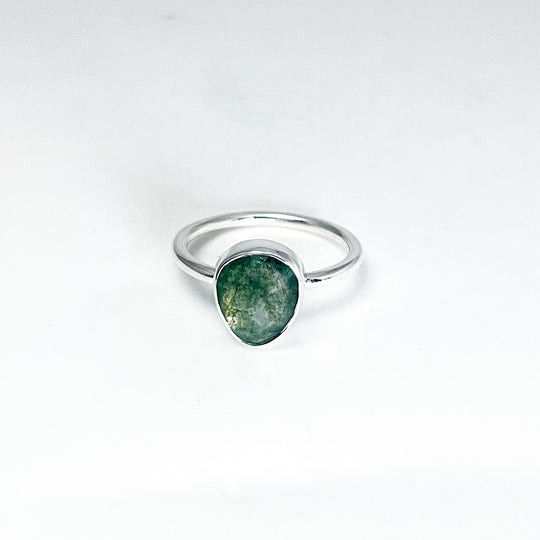 Moss Agate Ring-Rocks and Gems Canada