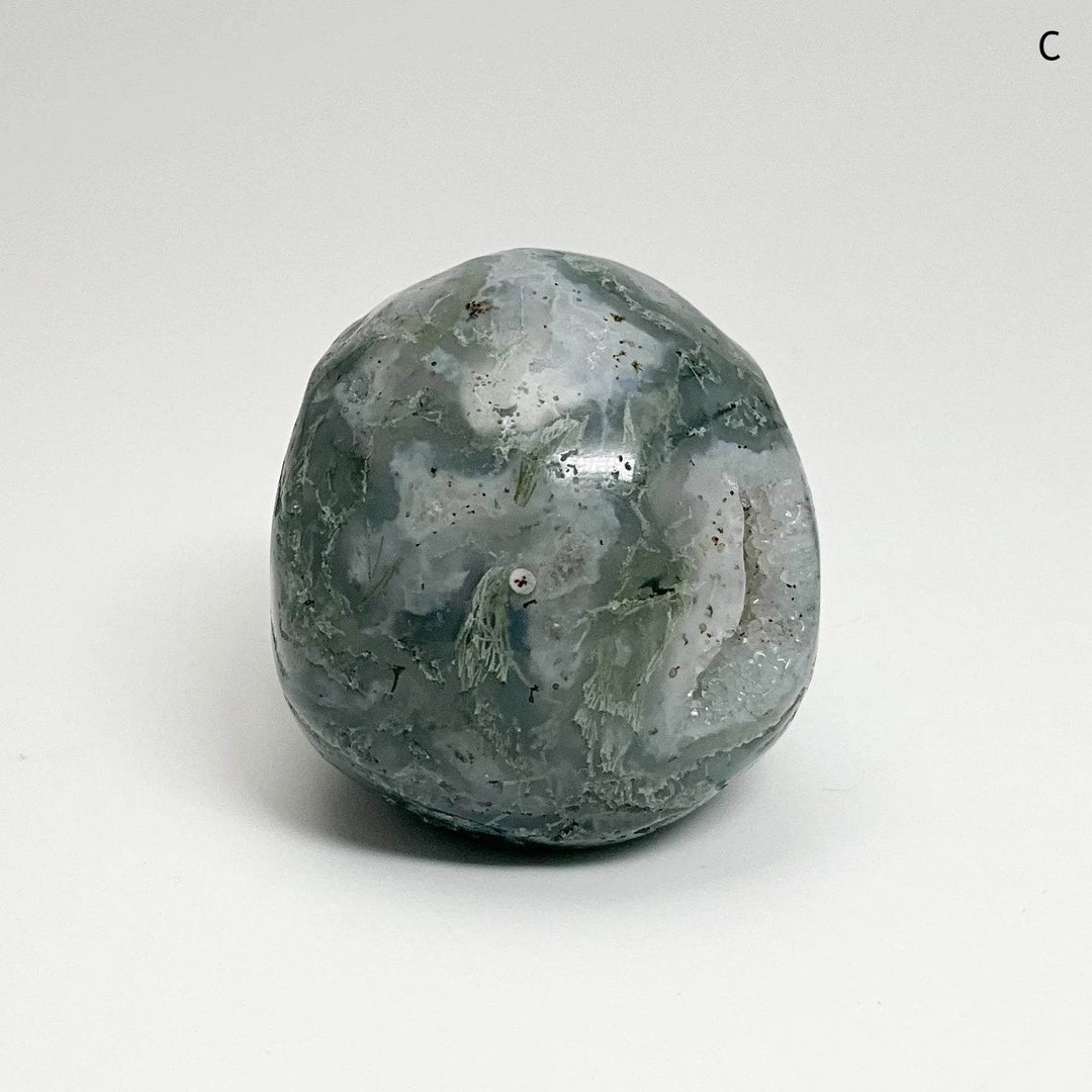Moss Agate Skulls-Rocks and Gems Canada