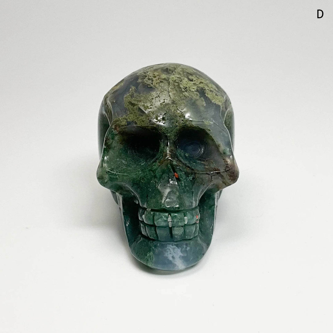 Moss Agate Skulls-Rocks and Gems Canada