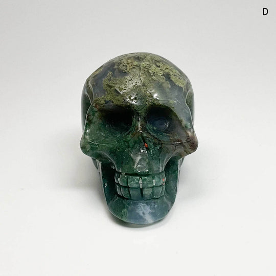 Moss Agate Skulls-Rocks and Gems Canada