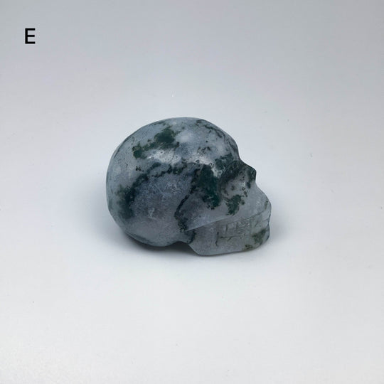Moss Agate Skulls-Rocks and Gems Canada
