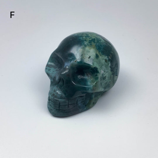 Moss Agate Skulls-Rocks and Gems Canada