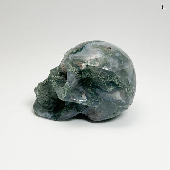 Moss Agate Skulls - Rocks and Gems Canada