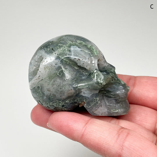 Moss Agate Skulls - Rocks and Gems Canada