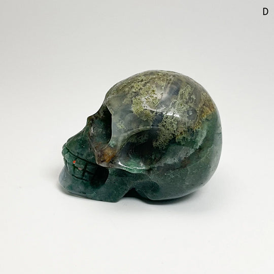 Moss Agate Skulls - Rocks and Gems Canada