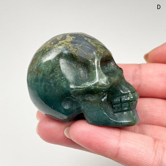 Moss Agate Skulls - Rocks and Gems Canada