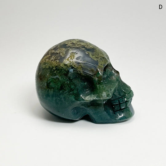 Moss Agate Skulls - Rocks and Gems Canada