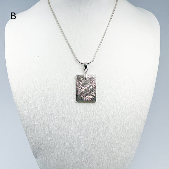 Muonionalusta Meteorite Pendant-Rocks and Gems Canada