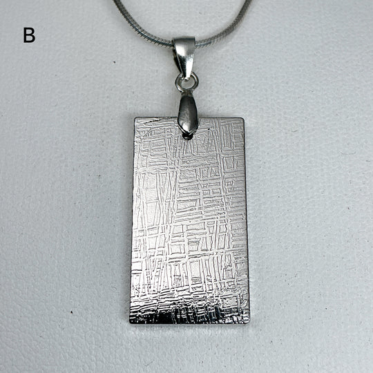 Muonionalusta Meteorite Pendant-Rocks and Gems Canada