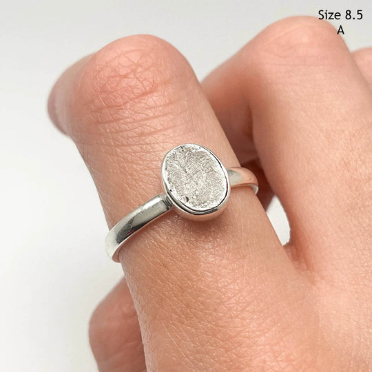 Muonionalusta Meteorite Ring-Rocks and Gems Canada