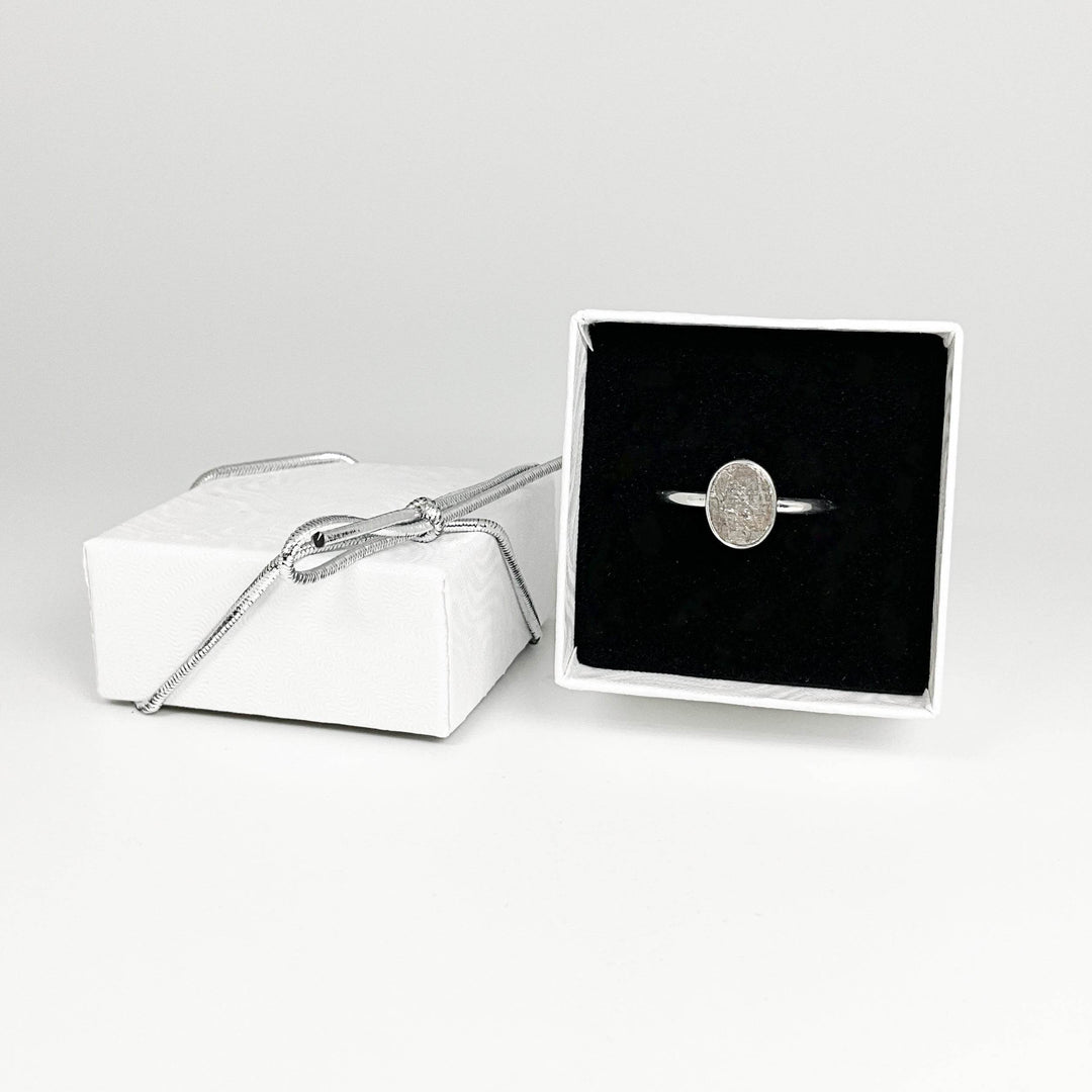 Muonionalusta Meteorite Ring-Rocks and Gems Canada