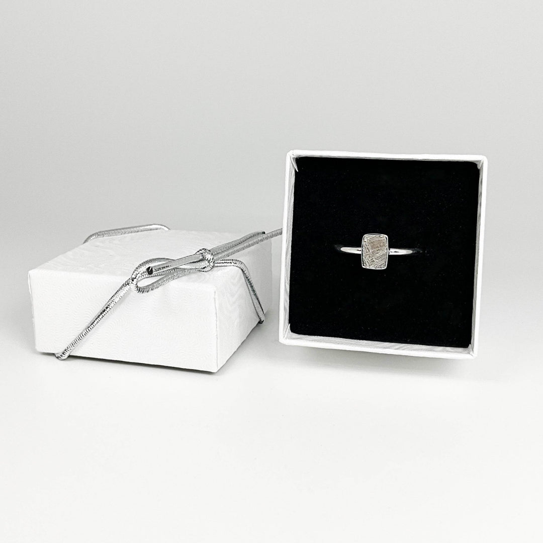 Muonionalusta Meteorite Ring-Rocks and Gems Canada