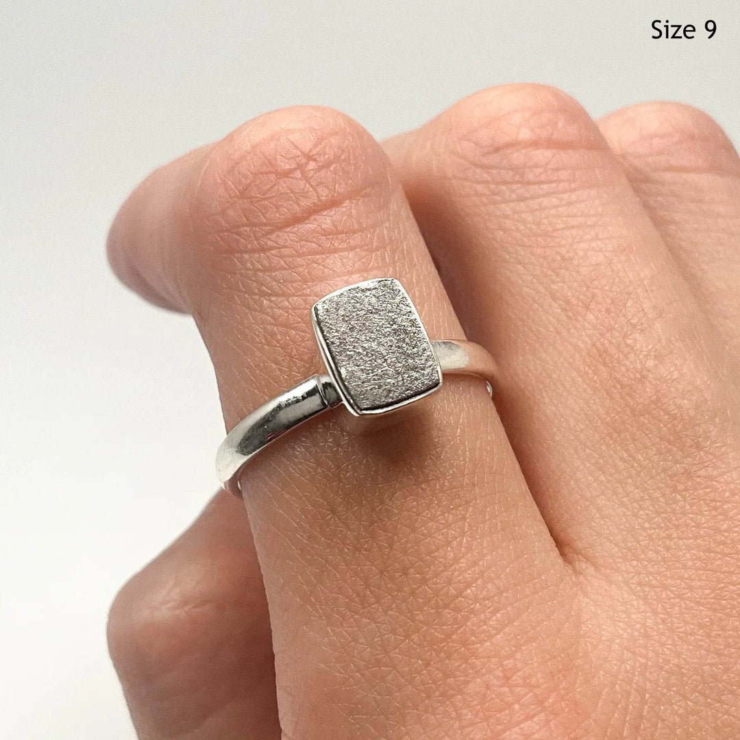 Muonionalusta Meteorite Ring-Rocks and Gems Canada