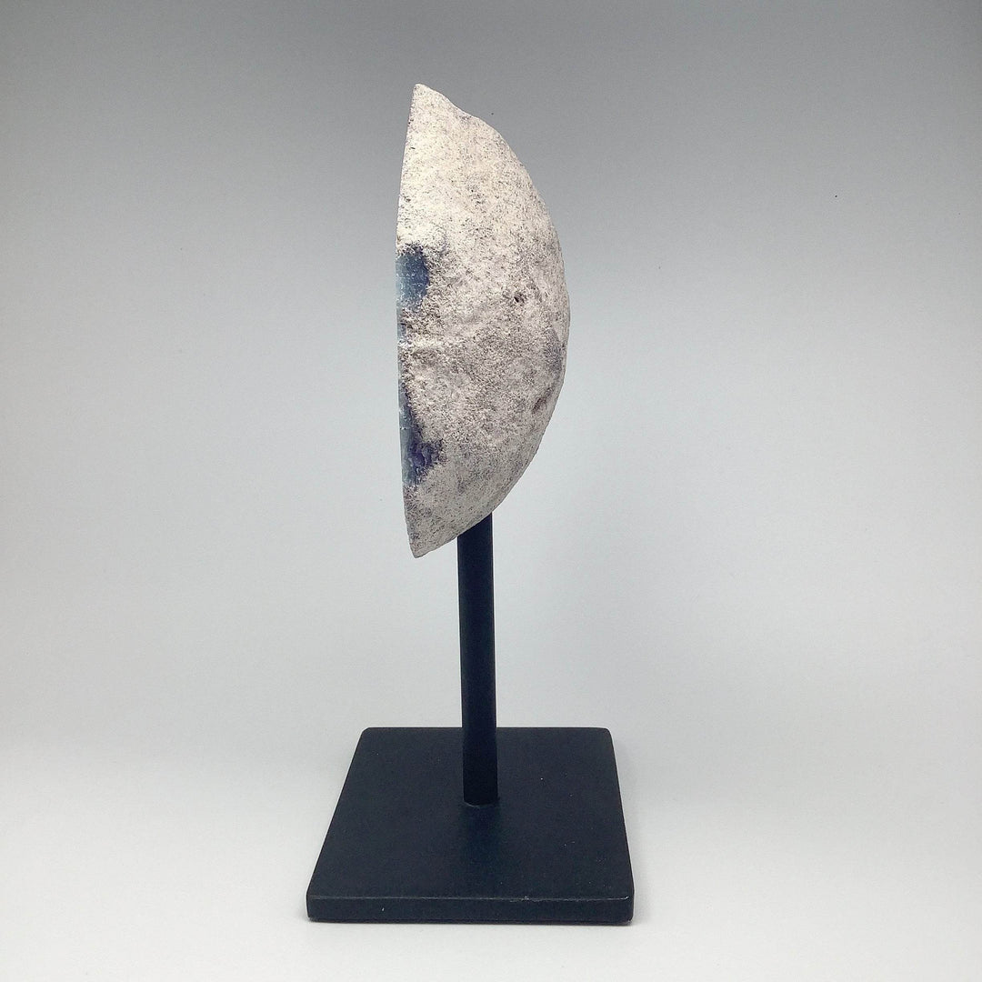 Natural Agate Geode on Stand-Rocks and Gems Canada