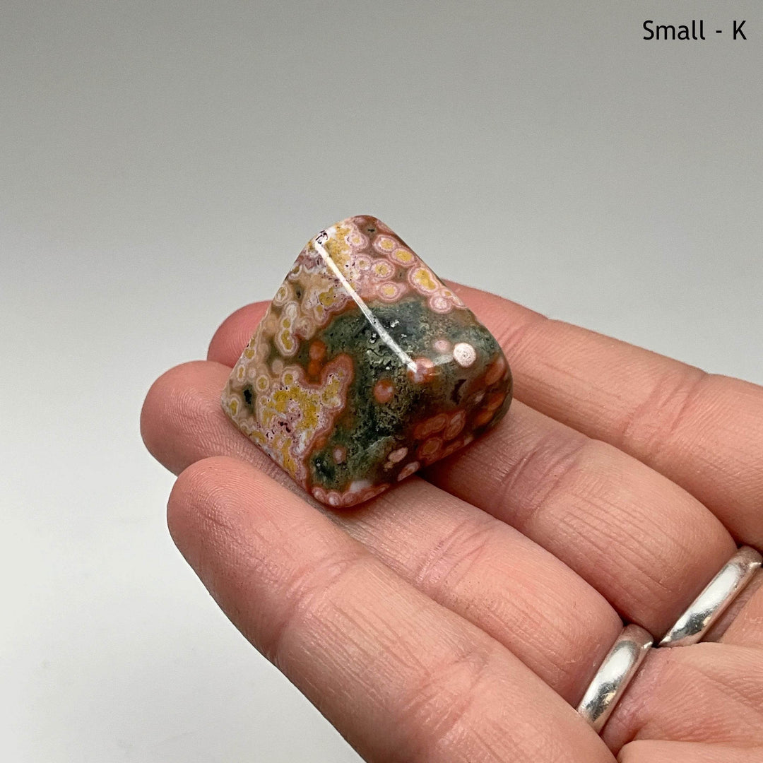 Ocean Jasper Tumble-Rocks and Gems Canada