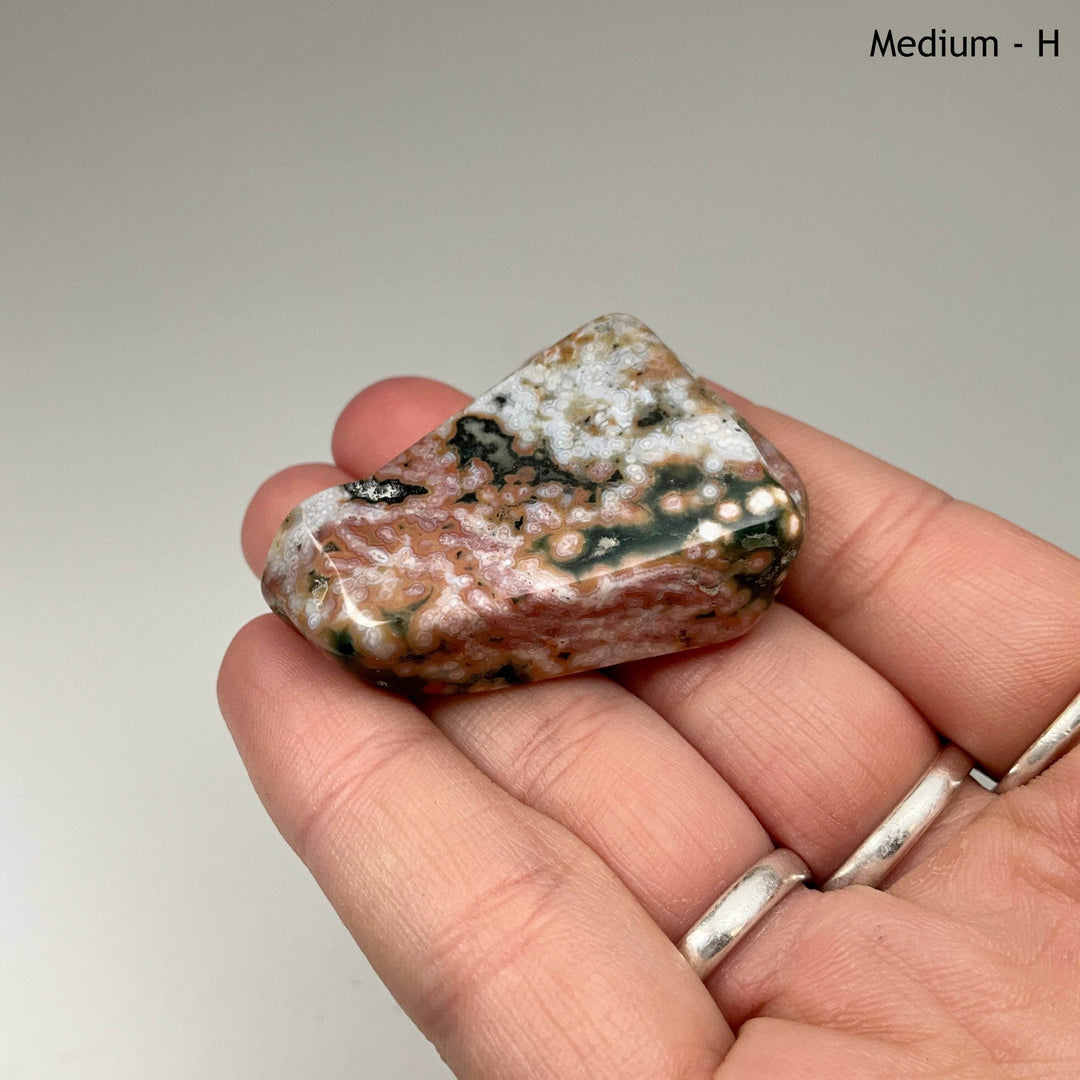 Ocean Jasper Tumble-Rocks and Gems Canada