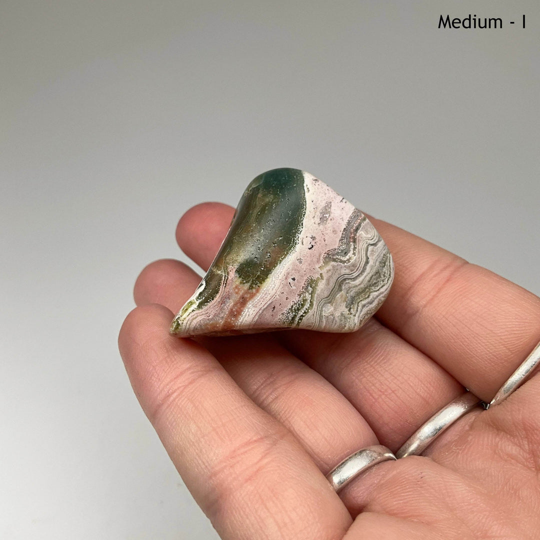 Ocean Jasper Tumble-Rocks and Gems Canada