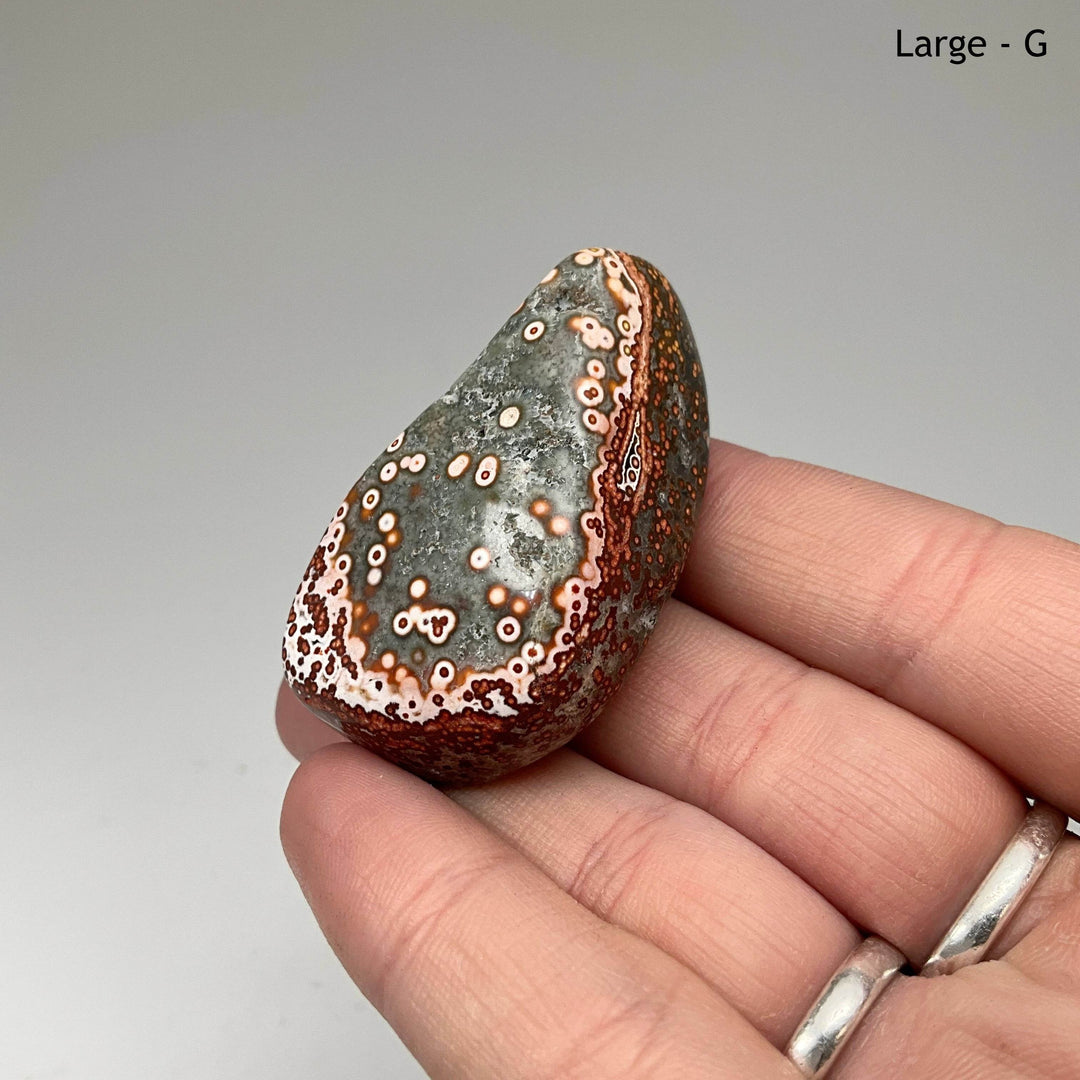 Ocean Jasper Tumble-Rocks and Gems Canada