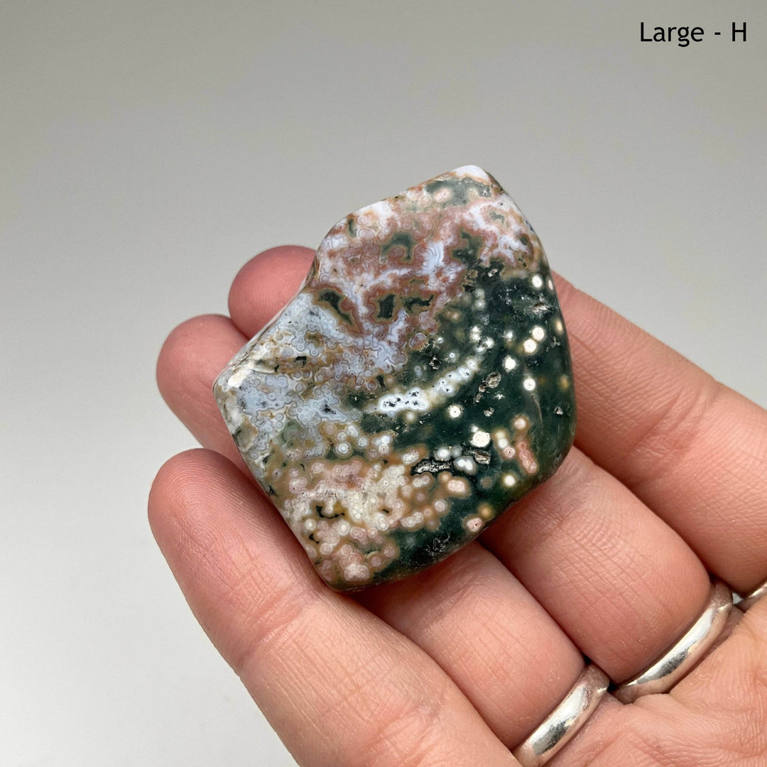Ocean Jasper Tumble-Rocks and Gems Canada