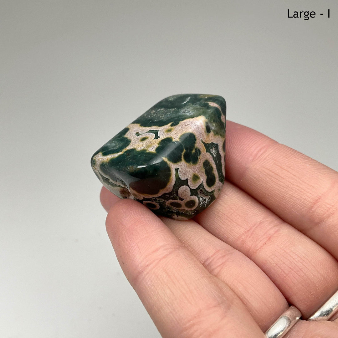 Ocean Jasper Tumble-Rocks and Gems Canada