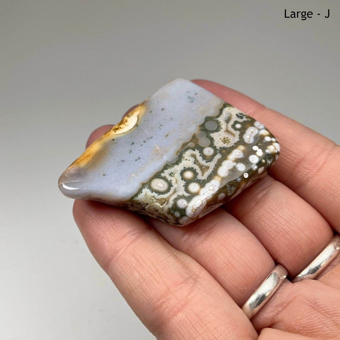 Ocean Jasper Tumble-Rocks and Gems Canada